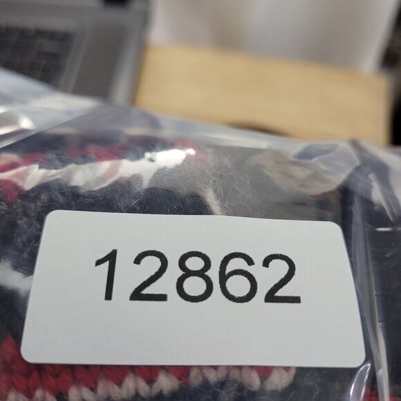 Vintage Land's End Mens XL 100% Wool Zip-Up Nordic Knit Sweater GT - Picture 8 of 8